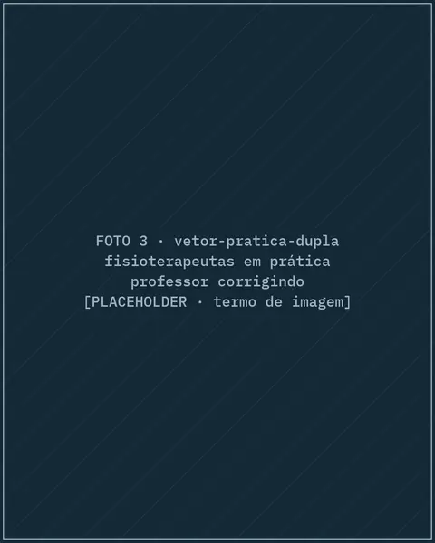 Fisioterapeutas em prática de avaliação com o professor (foto provisória)